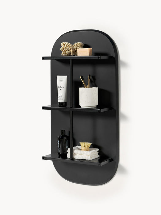 Bryan Frameless Wall Mirror with Shelf