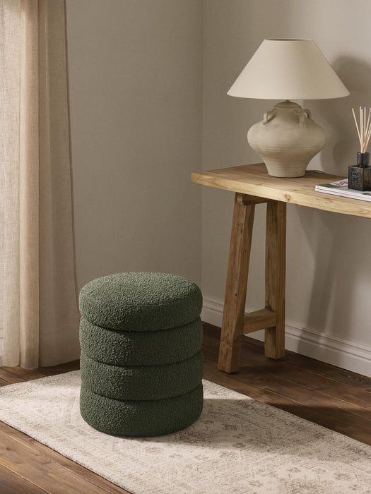Boucl Pouffe Alto with Storage Space
