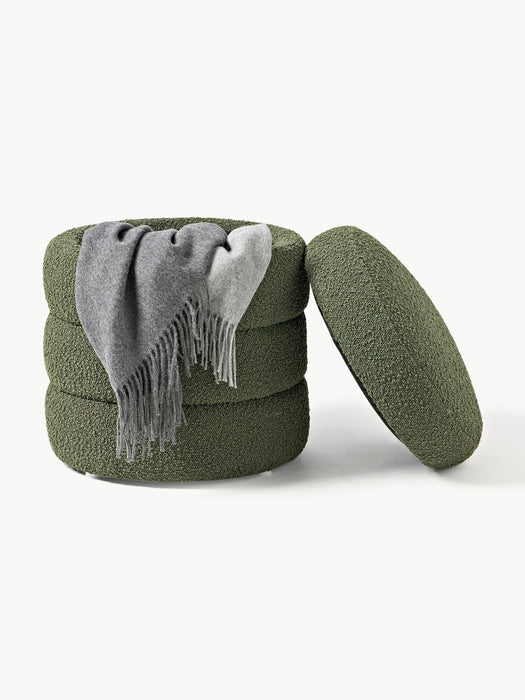 Boucl Pouffe Alto with Storage Space