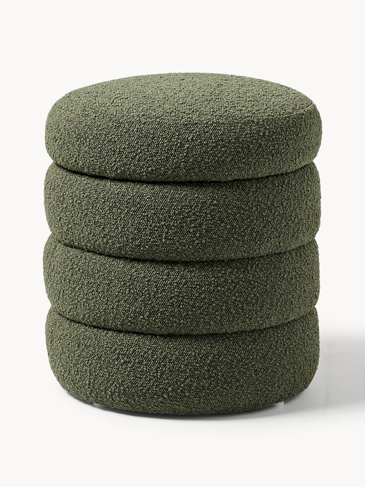 Boucl Pouffe Alto with Storage Space