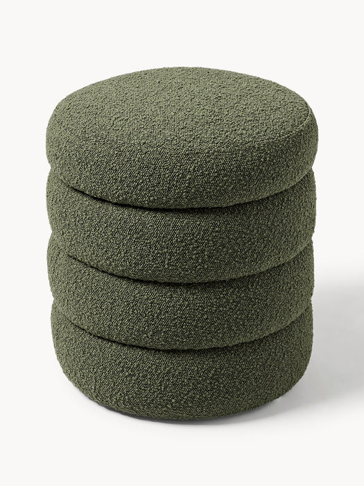 Boucl Pouffe Alto with Storage Space