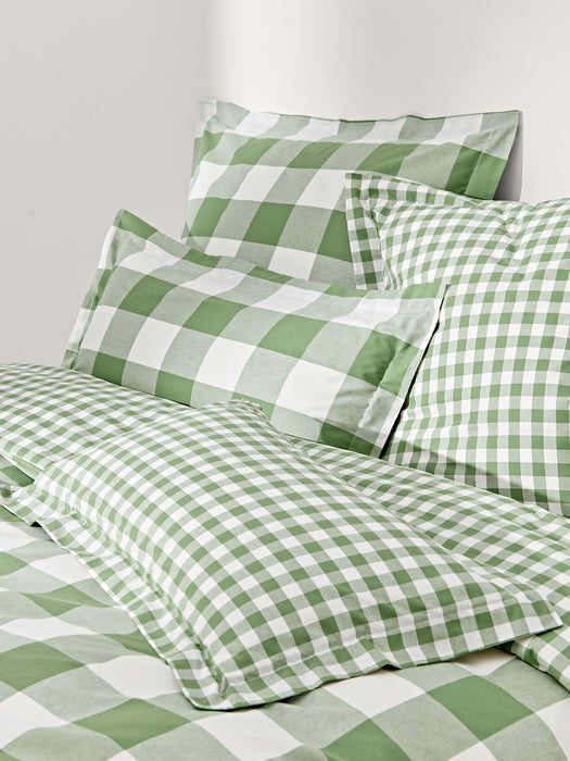 Checked Cotton Duvet Cover Nels
