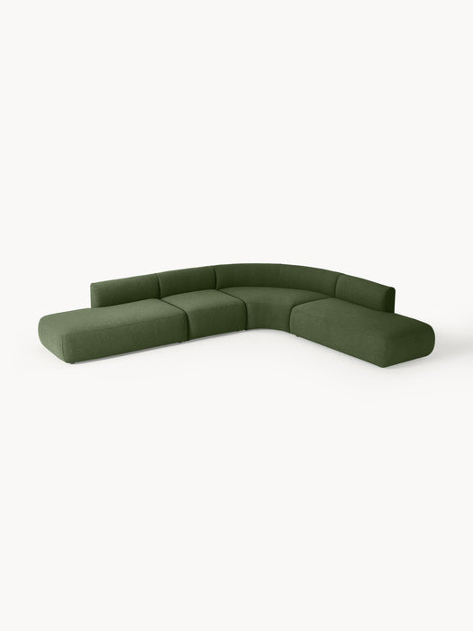 XL Modular Boucl Corner Sofa Sofia