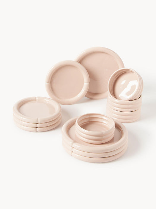 Maira Porcelain Tableware Set, 4 People, Set of 12