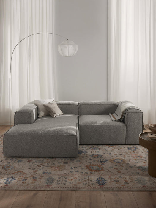 Lennon Bouclé Modular Corner Sofa (3-seater)