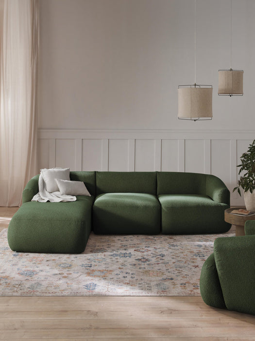 Sofia Modular Bouclé Corner Sofa (3-seater)