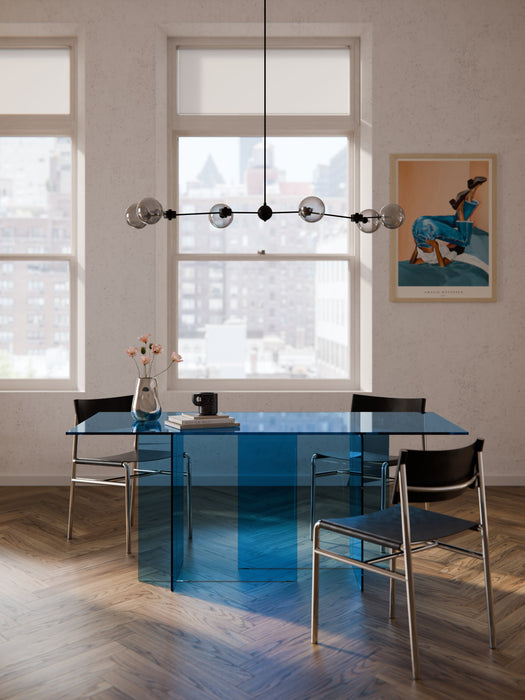 Glass Dining Table Anouk 180x90 cm