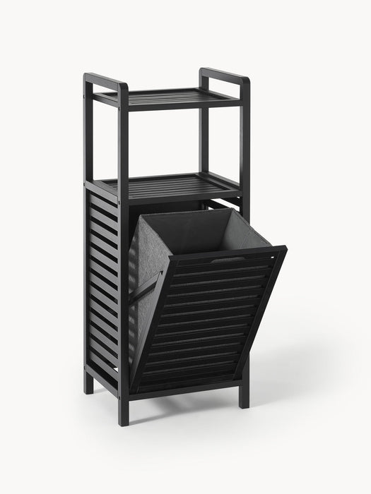Kit Bathroom Shelf with Laundry Basket