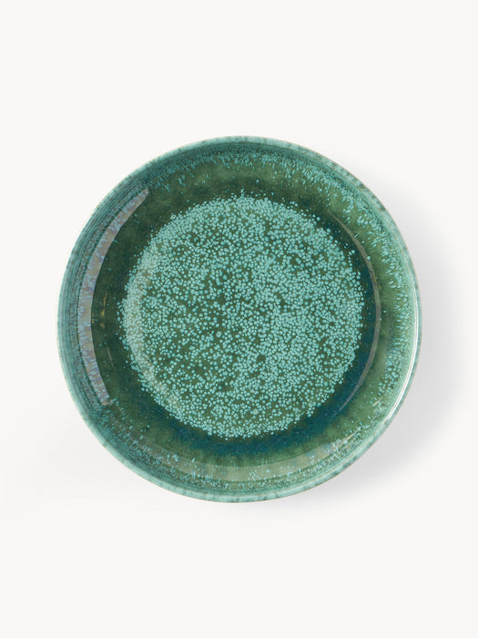 Pam Handmade Tableware Set with Reactive Glaze, 4 People, Set of 12