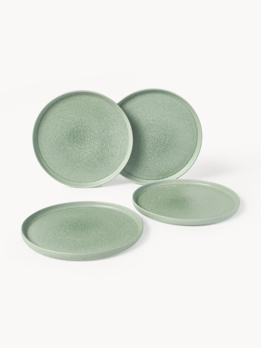 Handmade Tableware Set Pam with Reactive Glaze 4 People Set of 12