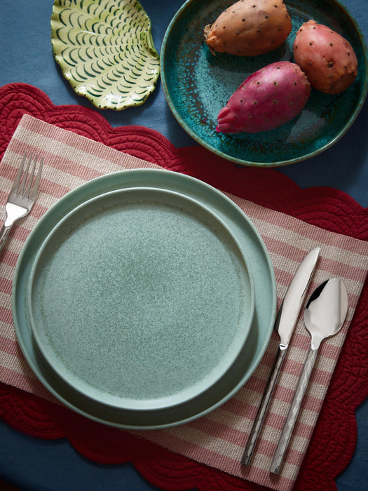 Handmade Tableware Set Pam with Reactive Glaze 4 People Set of 12