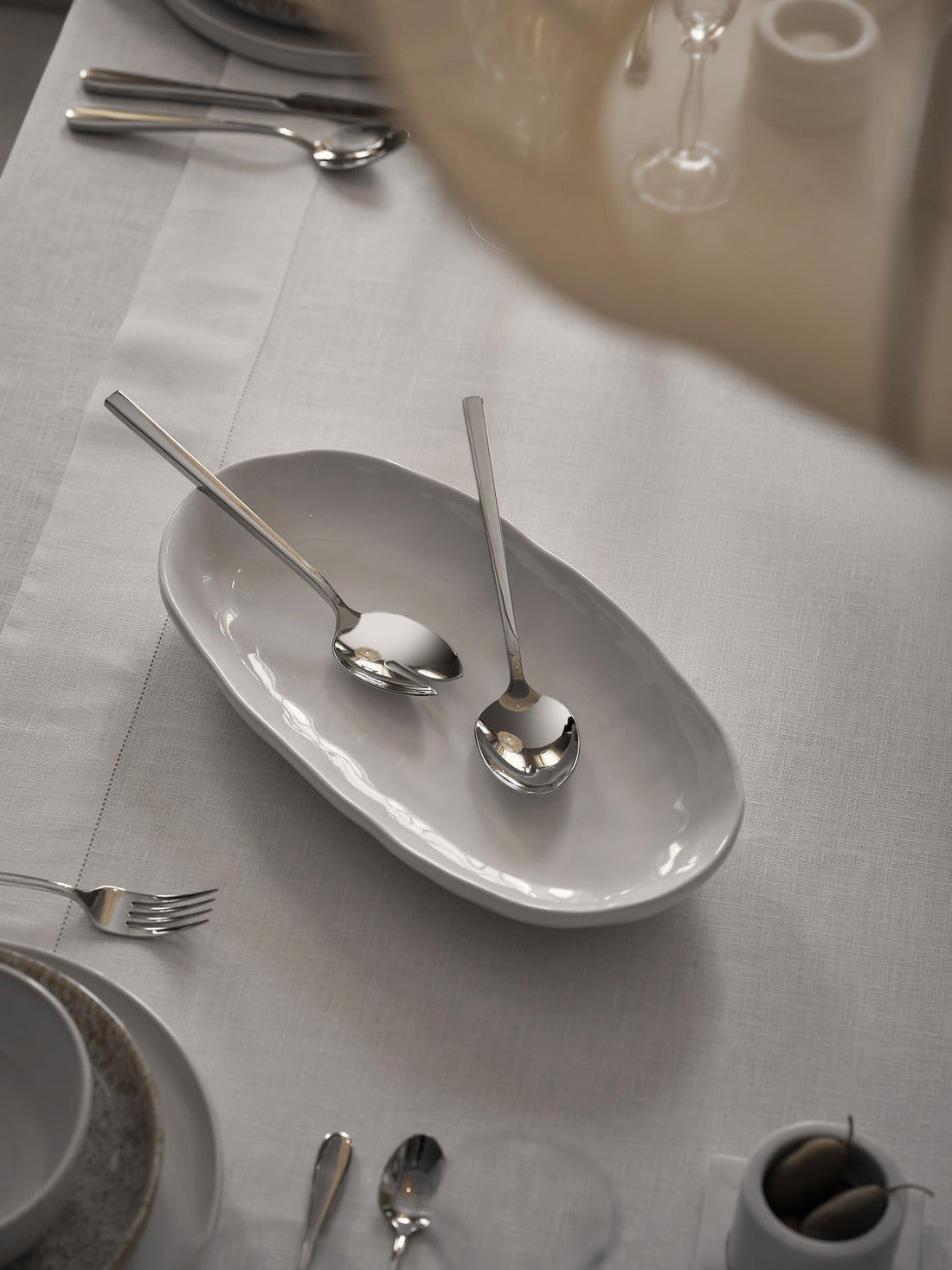 Cassia Large Serving Plates, Set of 2