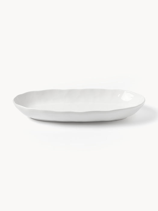Large Serving Plates Cassia Set of 2