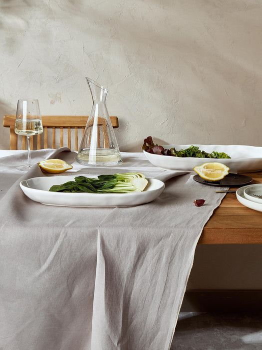 Large Serving Plates Cassia Set of 2
