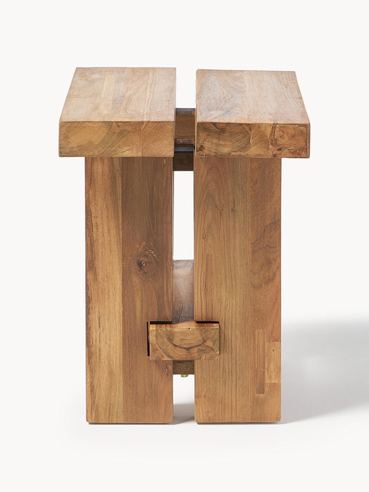 Hugo Teak Wood Stool