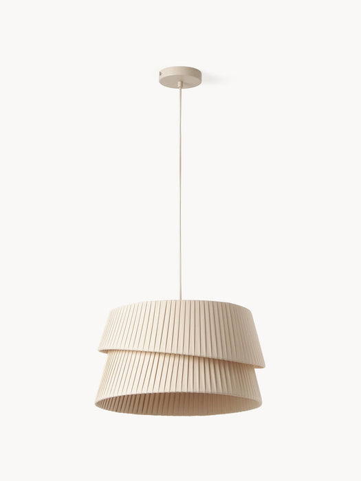 Nyla Pendant Light with An Asymmetrical Lampshade