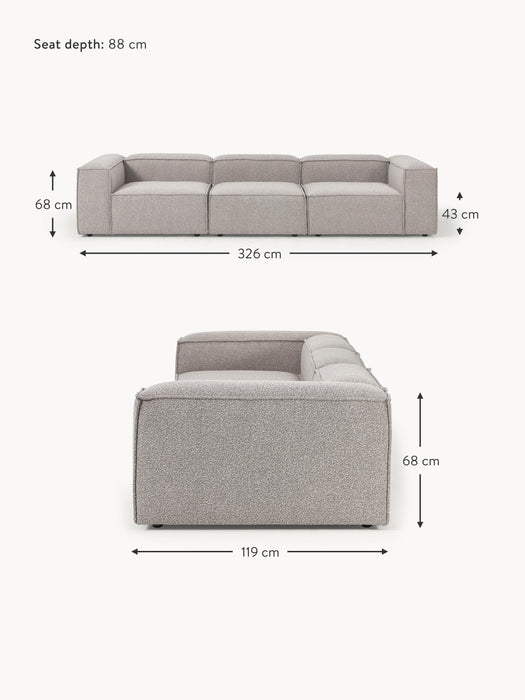 Boucl Modular Sofa Lennon 4-seater