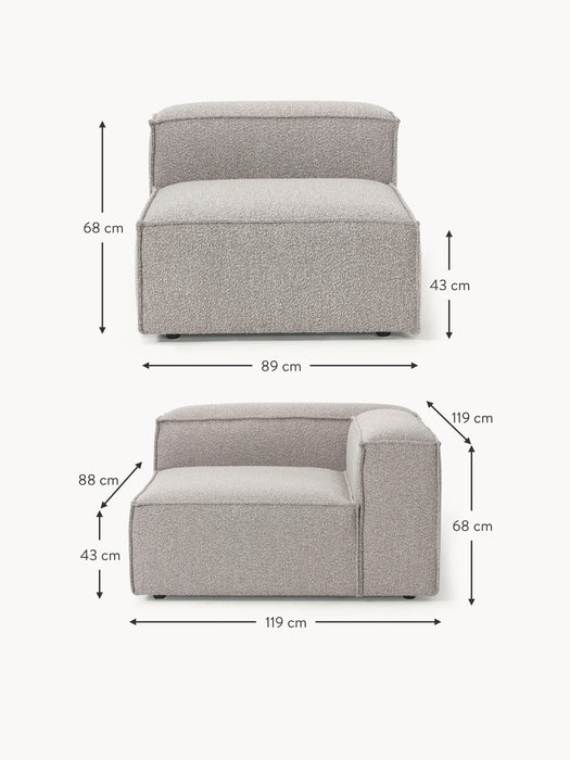 Boucl Modular Sofa Lennon 4-seater