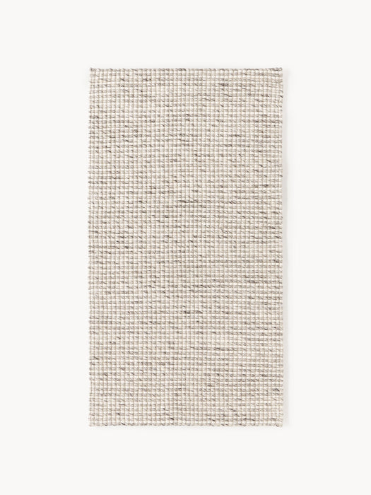 Hand-Woven Low-Pile Wool Rug Rumi
