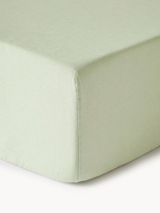 Airy Boxspring Fitted Sheet, Washed Linen