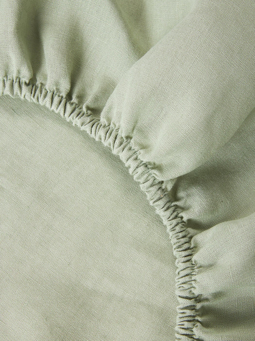 Airy Boxspring Fitted Sheet, Washed Linen