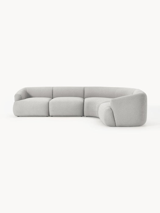 Modular Boucl Corner Sofa Sofia 4-seater