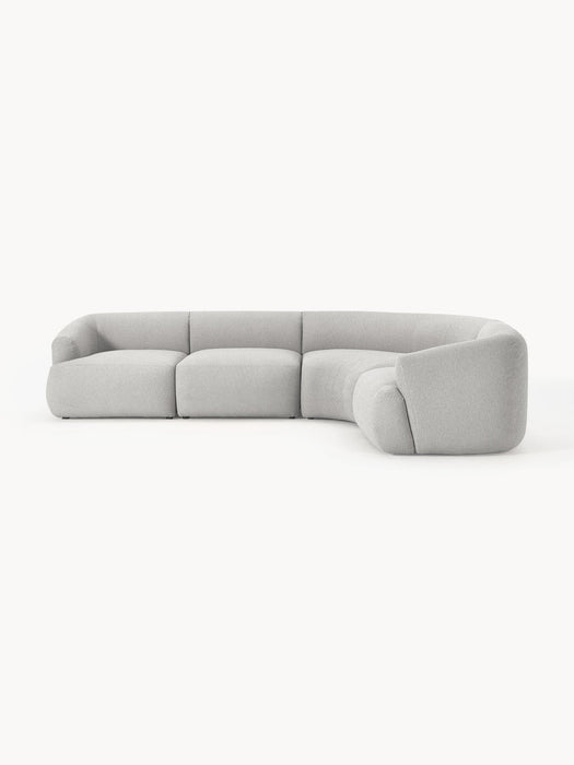 Sofia Modular Bouclé Corner Sofa (4-seater)