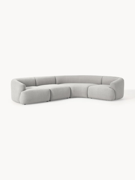 Sofia Modular Bouclé Corner Sofa (4-seater)