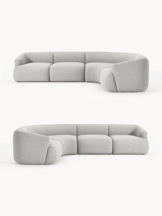 Modular Boucl Corner Sofa Sofia 4-seater
