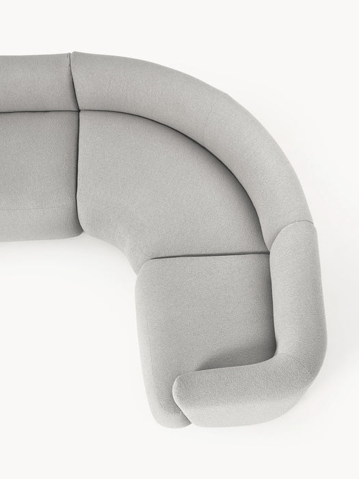 Modular Boucl Corner Sofa Sofia 4-seater