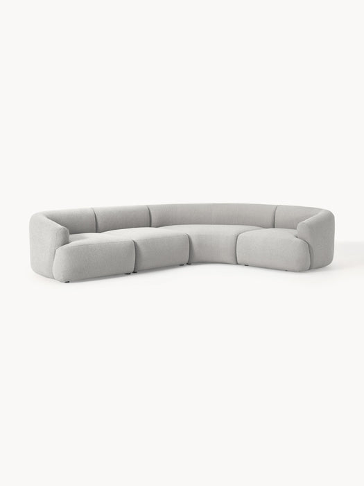 Modular Boucl Corner Sofa Sofia 4-seater