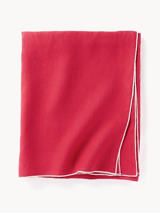 Linen Tablecloth Kennedy with Decorative Edging
