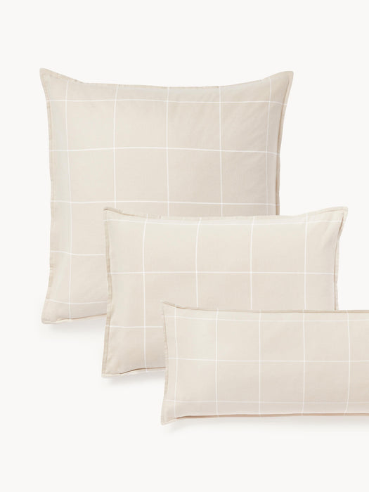 Reversible Flannel Pillowcase Noelle