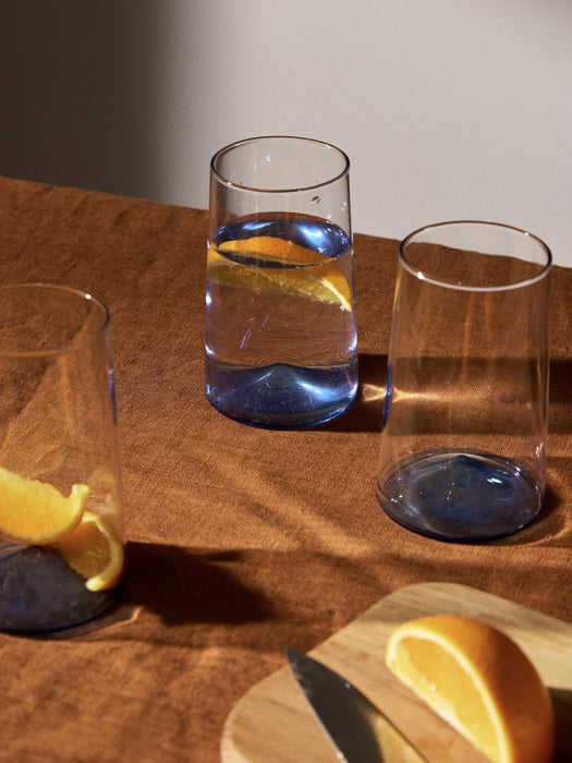 Mouth-Blown Borosilicate Highball Glasses Hadley Set of 4