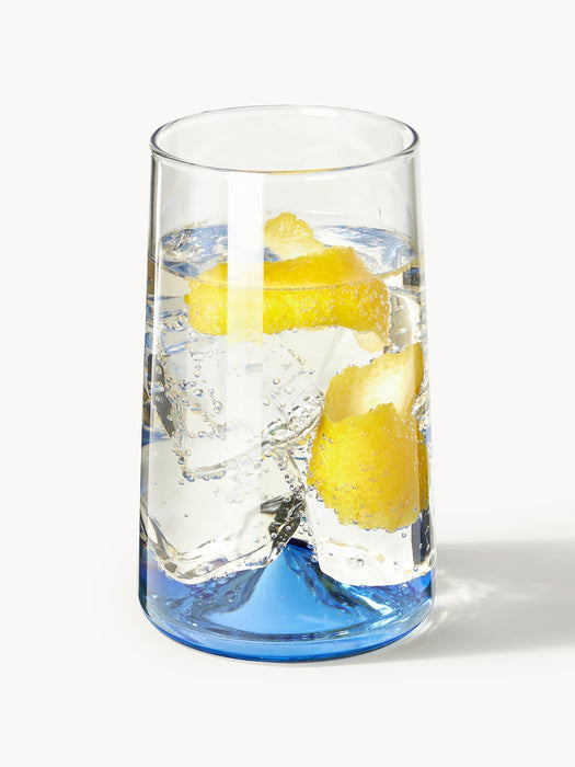 Mouth-Blown Borosilicate Highball Glasses Hadley Set of 4