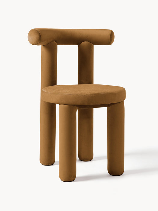 Upholstered Velvet Chair Calan