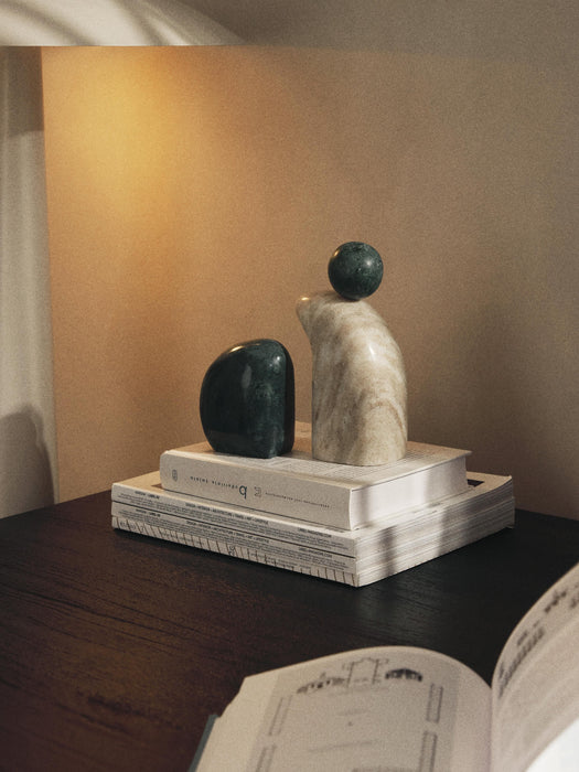 Decorative Marble Objects Nati Set of 2