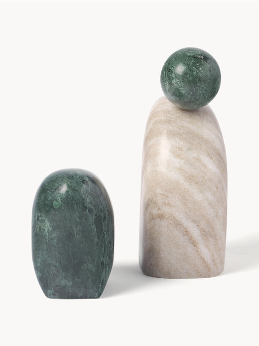 Decorative Marble Objects Nati Set of 2