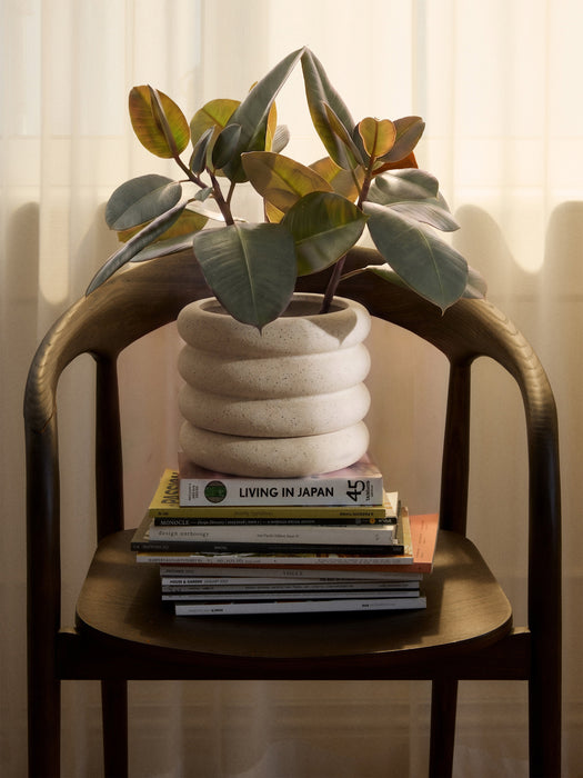 Plant Pot Rudi with Saucer H 16 cm