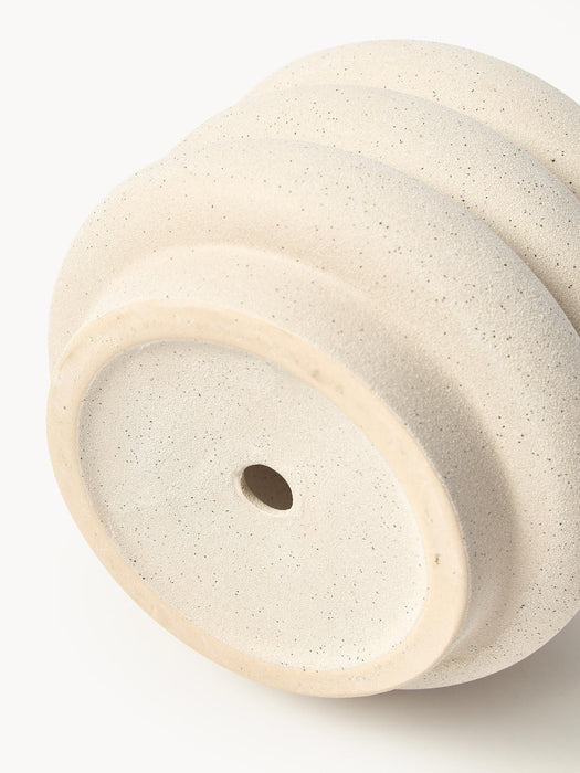 Rudi Plant Pot with Saucer, H 16 cm