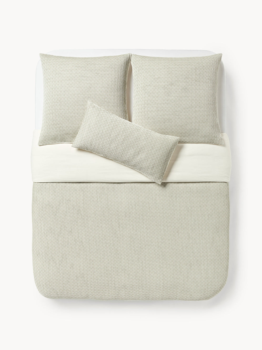 Clemente Waffle PiquÃ© Duvet Cover