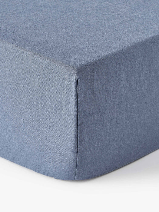 Airy Boxspring Fitted Sheet, Washed Linen