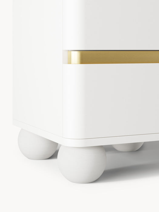 Bedside Table Bumba with Ball Feet
