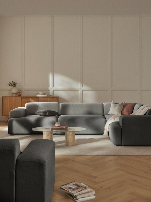 Melva Large Corner Sofa (4-seater)