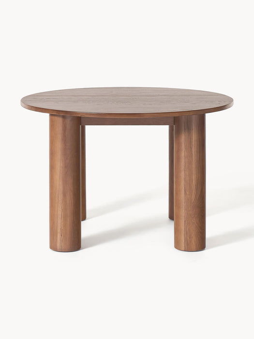 Ohana Round Oak Wood Dining Table, Ã 120 cm