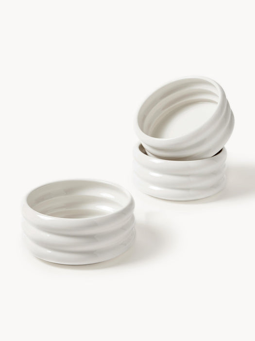 Porcelain Snack Bowls Maira Set of 3