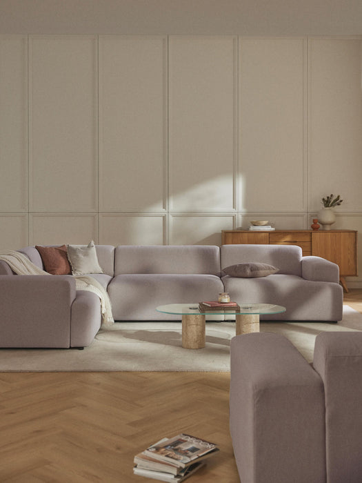 Melva Large Corner Sofa (4-seater)