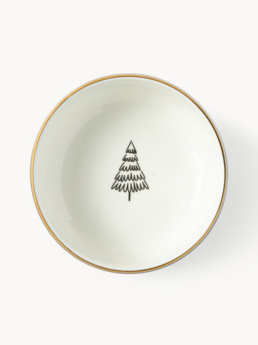 Lumi Handmade Porcelain Bowls, Set of 4
