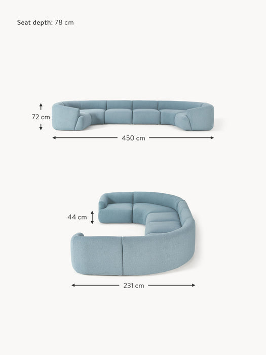 XL Modular Boucl Sofa Sofia