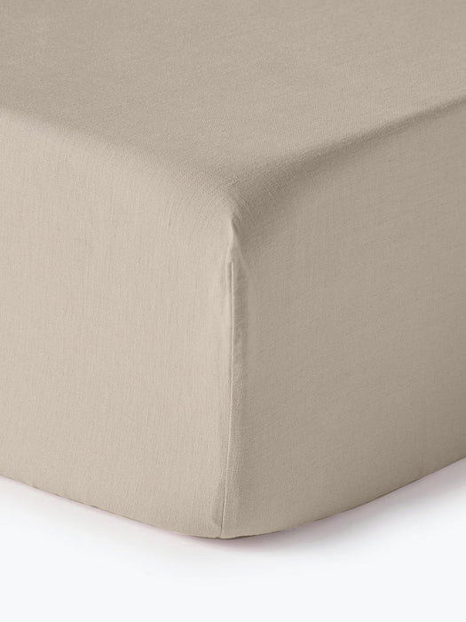 Airy Boxspring Fitted Sheet, Washed Linen